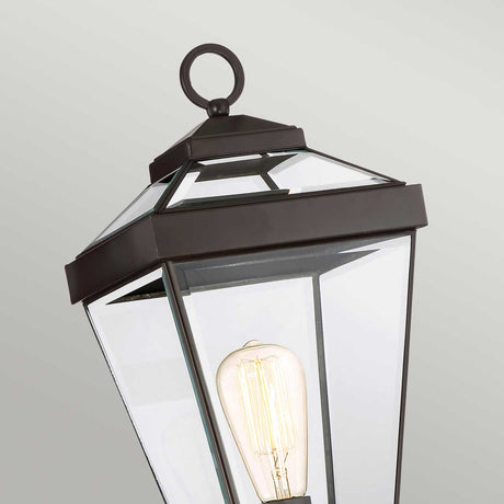 Quoizel Pedestal Lantern from the Ravine range. Ravine Medium Pedestal Product Code = QZ-RAVINE3-M