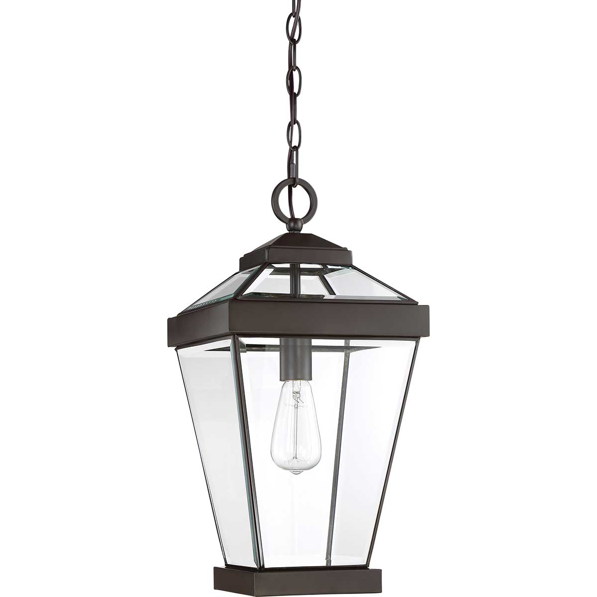 Quoizel Outdoor Hanging from the Ravine range. Ravine Large Chain Lantern Product Code = QZ-RAVINE8-L