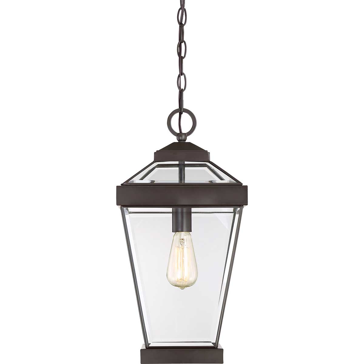 Quoizel Outdoor Hanging from the Ravine range. Ravine Large Chain Lantern Product Code = QZ-RAVINE8-L