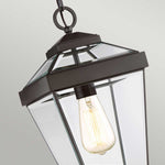 Quoizel Outdoor Hanging from the Ravine range. Ravine Medium Chain Lantern – SKU QZ-RAVINE8-M