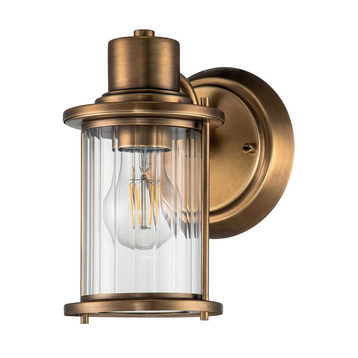 Quoizel Wall Light from the Riggs range. Riggs 1 Light Wall Light Product Code = QZ-RIGGS1-BATH-WS