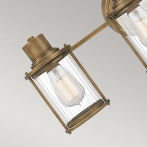 Quoizel Wall Light from the Riggs range. Riggs 3 Light Wall Light Product Code = QZ-RIGGS3-BATH-WS