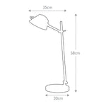 Quoizel Table Lamp from the Spencer range. Spencer LED Table Lamp in Brushed Nickel Product Code = QZ-SPENCER-TL-BN
