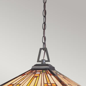 Quoizel Pendant from the Stephen range. Stephen 3 Light Pendant Product Code = QZ-STEPHEN-3P