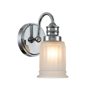 Quoizel Wall Light from the Swell range. Swell 1 Light Wall Light Product Code = QZ-SWELL1-PC-BATH