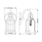 Quoizel Wall Light from the Swell range. Swell 1 Light Wall Light – SKU QZ-SWELL1-PC-BATH