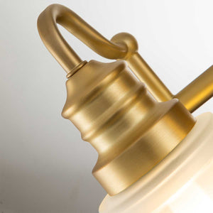 Quoizel Wall Light from the Swell range. Swell 2 Light Wall Light Product Code = QZ-SWELL2-BB-BATH