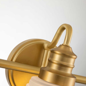 Quoizel Wall Light from the Swell range. Swell 3 Light Wall Light Product Code = QZ-SWELL3-BB-BATH
