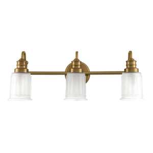 Quoizel Wall Light from the Swell range. Swell 3 Light Wall Light Product Code = QZ-SWELL3-BB-BATH
