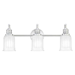 Quoizel Wall Light from the Swell range. Swell 3 Light Wall Light Product Code = QZ-SWELL3-PC-BATH