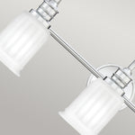 Quoizel Wall Light from the Swell range. Swell 3 Light Wall Light Product Code = QZ-SWELL3-PC-BATH