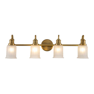 Quoizel Wall Light from the Swell range. Swell 4 Light Wall Light Product Code = QZ-SWELL4-BB-BATH