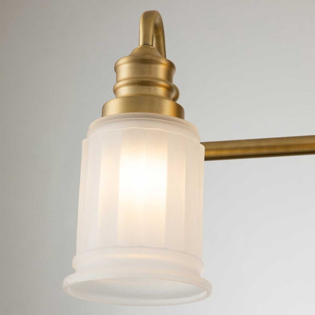 Quoizel Wall Light from the Swell range. Swell 4 Light Wall Light Product Code = QZ-SWELL4-BB-BATH