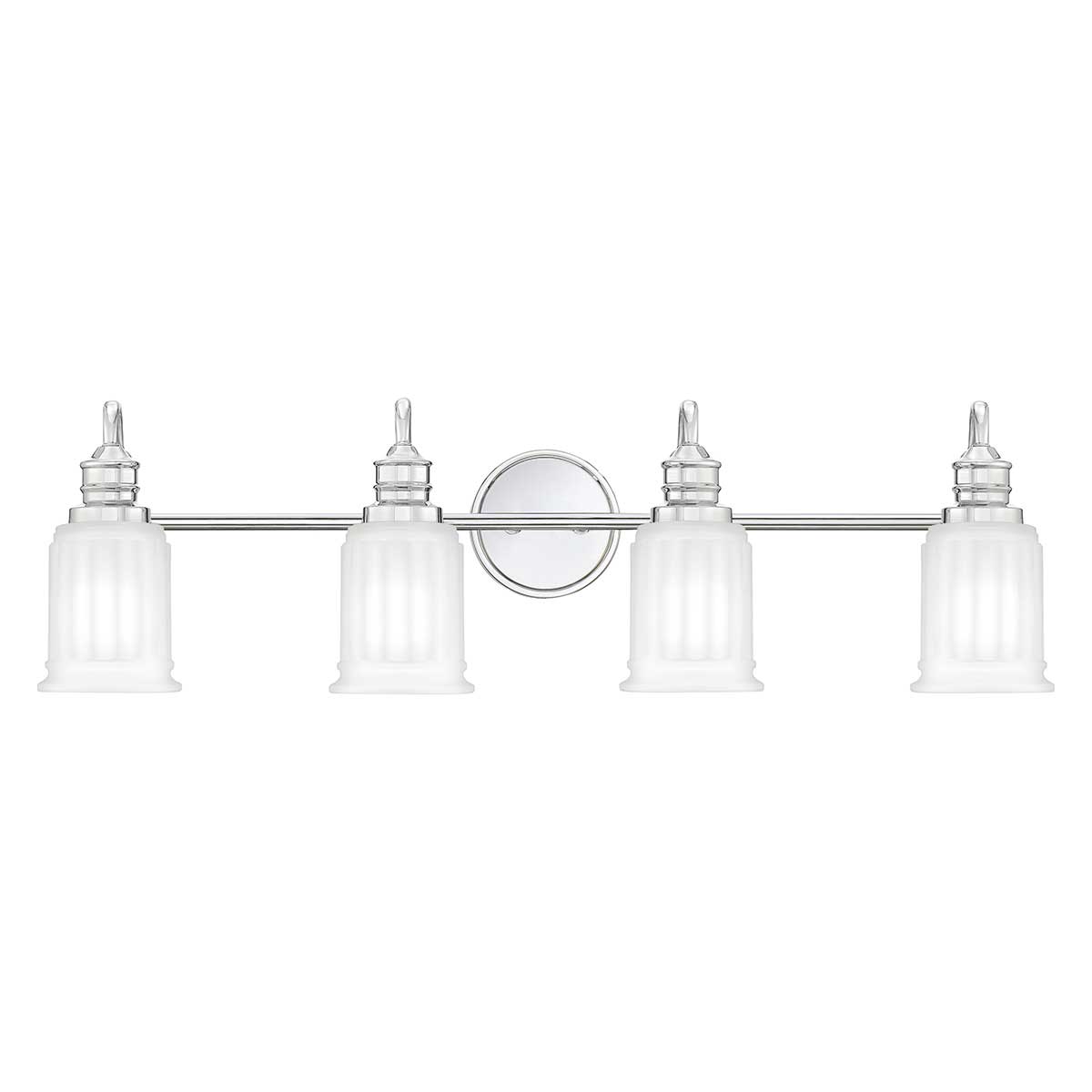Quoizel Wall Light from the Swell range. Swell 4 Light Wall Light Product Code = QZ-SWELL4-PC-BATH