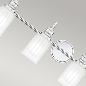 Quoizel Wall Light from the Swell range. Swell 4 Light Wall Light Product Code = QZ-SWELL4-PC-BATH