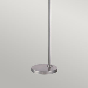 Quoizel Floor Lamp from the Thompson range. Thompson LED Floor Lamp in Brushed Nickel Product Code = QZ-THOMPSON-FLBN