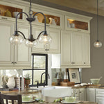 Quoizel Pendant from the Trilogy range. Trilogy 3 Light Pendant - Old Bronze Product Code = QZ-TRILOGY-3P