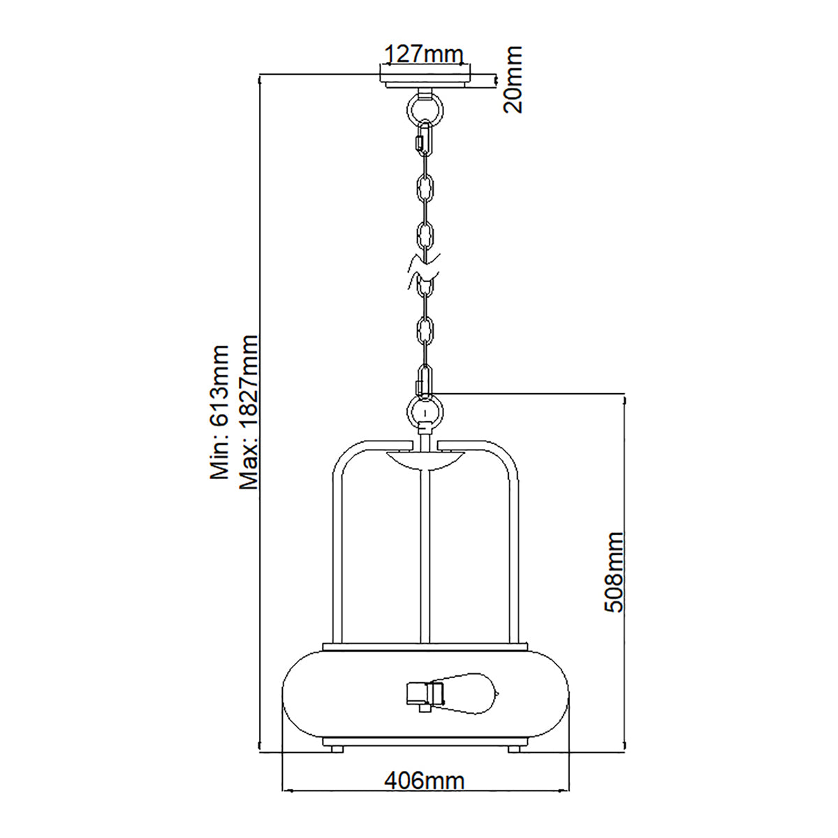 Quoizel Pendant from the Trilogy range. Trilogy 3 Light Pendant - Old Bronze Product Code = QZ-TRILOGY-3P