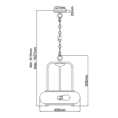 Quoizel Pendant from the Trilogy range. Trilogy 3 Light Pendant - Old Bronze Product Code = QZ-TRILOGY-3P