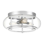 Quoizel Ceiling Flush from the Trilogy range. Trilogy 3 Light Flush Product Code = QZ-TRILOGY-F-M-BATH
