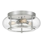 Quoizel Ceiling Flush from the Trilogy range. Trilogy 3 Light Flush Product Code = QZ-TRILOGY-FM-BN