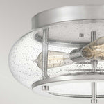 Quoizel Ceiling Flush from the Trilogy range. Trilogy 3 Light Flush – SKU QZ-TRILOGY-FM-BN