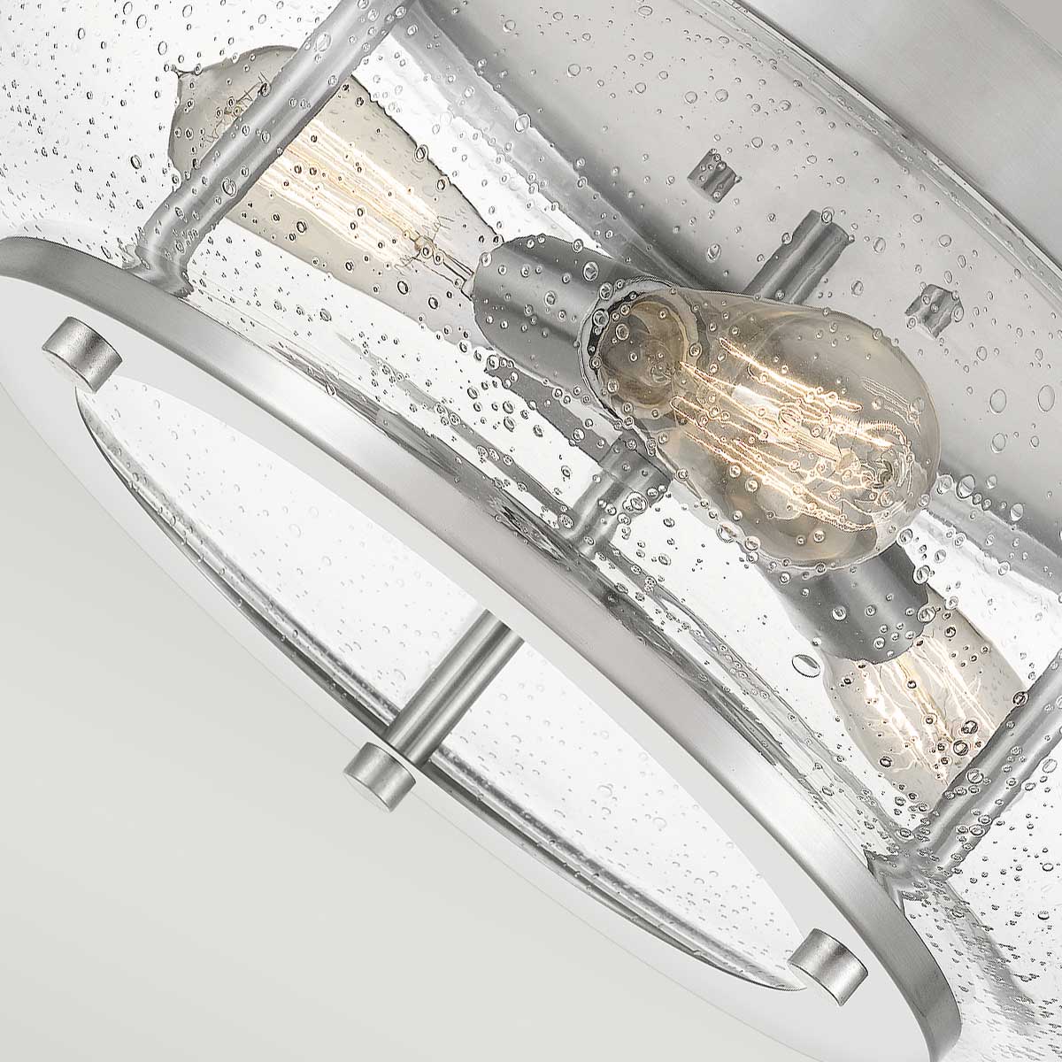 Quoizel Ceiling Flush from the Trilogy range. Trilogy 3 Light Flush Product Code = QZ-TRILOGY-FM-BN