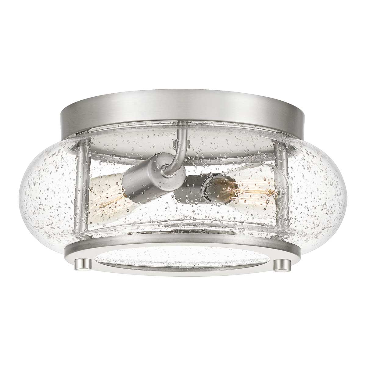 Quoizel Ceiling Flush from the Trilogy range. Trilogy 2 Light Flush Product Code = QZ-TRILOGY-FS-BN