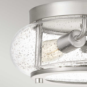 Quoizel Ceiling Flush from the Trilogy range. Trilogy 2 Light Flush Product Code = QZ-TRILOGY-FS-BN