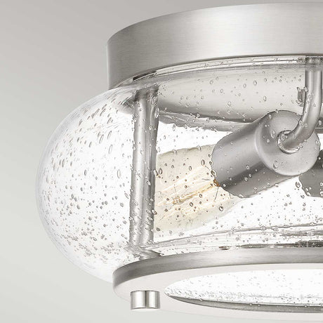 Quoizel Ceiling Flush from the Trilogy range. Trilogy 2 Light Flush Product Code = QZ-TRILOGY-FS-BN