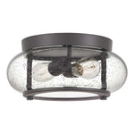 Quoizel Ceiling Flush from the Trilogy range. Trilogy 2 Light Flush Product Code = QZ-TRILOGY-FS-OZ