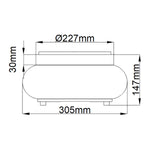 Quoizel Ceiling Flush from the Trilogy range. Trilogy 2 Light Flush – SKU QZ-TRILOGY-FS-OZ