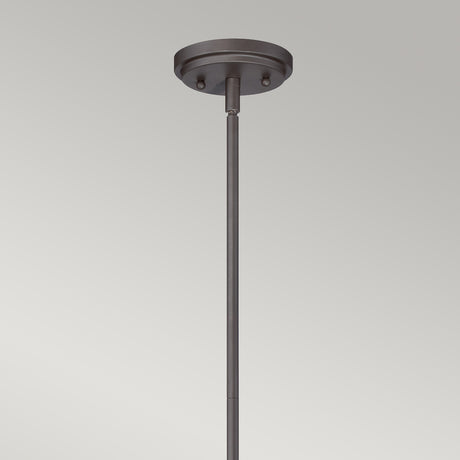 Quoizel Pendant from the Trilogy range. Trilogy 1 Light Pendant - Old Bronze Product Code = QZ-TRILOGY-MP