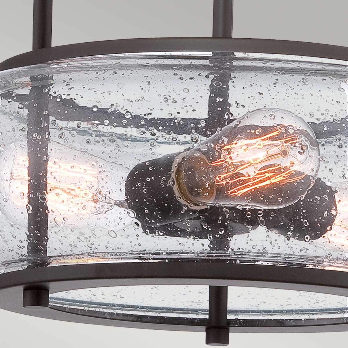 Quoizel Ceiling Semi-Flush from the Trilogy range. Trilogy 3 Light Medium Semi-Flush Product Code = QZ-TRILOGY-SF-M