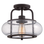 Quoizel Ceiling Semi-Flush from the Trilogy range. Trilogy 1 Light Small Semi-Flush – SKU QZ-TRILOGY-SF-S