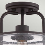 Quoizel Ceiling Semi-Flush from the Trilogy range. Trilogy 1 Light Small Semi-Flush – SKU QZ-TRILOGY-SF-S