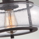Quoizel Ceiling Semi-Flush from the Trilogy range. Trilogy 1 Light Small Semi-Flush Product Code = QZ-TRILOGY-SF-S