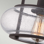 Quoizel Ceiling Semi-Flush from the Trilogy range. Trilogy 1 Light Small Semi-Flush Product Code = QZ-TRILOGY-SF-S