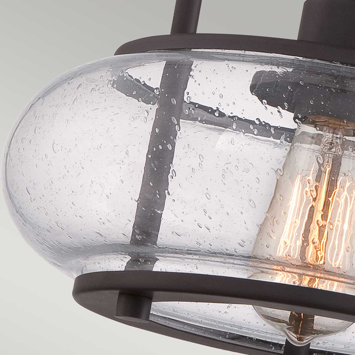 Quoizel Ceiling Semi-Flush from the Trilogy range. Trilogy 1 Light Small Semi-Flush Product Code = QZ-TRILOGY-SF-S