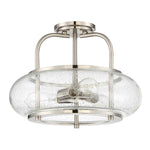 Quoizel Ceiling Semi-Flush from the Trilogy range. Trilogy 3 Light Semi-Flush Product Code = QZ-TRILOGY-SFM-BN