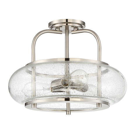 Quoizel Ceiling Semi-Flush from the Trilogy range. Trilogy 3 Light Semi-Flush Product Code = QZ-TRILOGY-SFM-BN