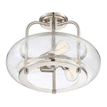 Quoizel Ceiling Semi-Flush from the Trilogy range. Trilogy 3 Light Semi-Flush Product Code = QZ-TRILOGY-SFM-BN