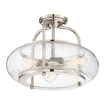 Quoizel Ceiling Semi-Flush from the Trilogy range. Trilogy 3 Light Semi-Flush Product Code = QZ-TRILOGY-SFM-BN