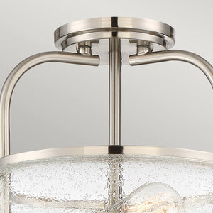 Quoizel Ceiling Semi-Flush from the Trilogy range. Trilogy 3 Light Semi-Flush Product Code = QZ-TRILOGY-SFM-BN