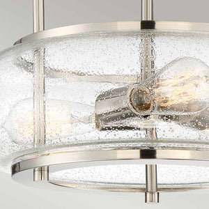 Quoizel Ceiling Semi-Flush from the Trilogy range. Trilogy 3 Light Semi-Flush Product Code = QZ-TRILOGY-SFM-BN