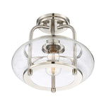 Quoizel Ceiling Semi-Flush from the Trilogy range. Trilogy 1 Light Semi-Flush Product Code = QZ-TRILOGY-SFS-BN