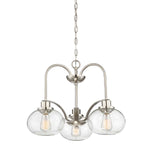 Quoizel Chandelier from the Trilogy range. Trilogy 3 Light Chandelier Product Code = QZ-TRILOGY3-BN