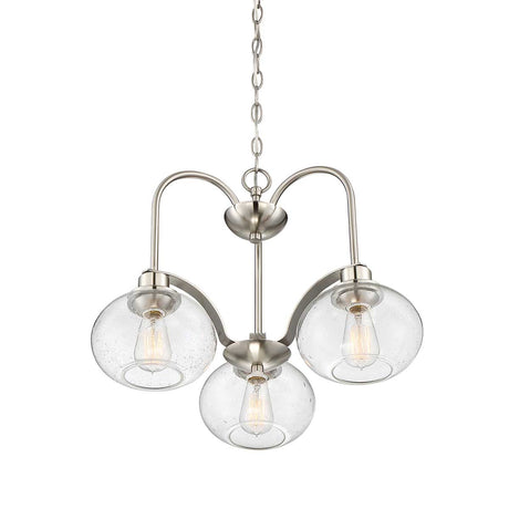 Quoizel Chandelier from the Trilogy range. Trilogy 3 Light Chandelier Product Code = QZ-TRILOGY3-BN