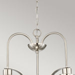 Quoizel Chandelier from the Trilogy range. Trilogy 3 Light Chandelier Product Code = QZ-TRILOGY3-BN