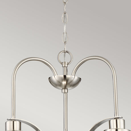 Quoizel Chandelier from the Trilogy range. Trilogy 3 Light Chandelier Product Code = QZ-TRILOGY3-BN